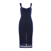 Sleeveless glitter bodycon dress Slim fit spaghetti strap pencil dresses Elegant womens party dress Autumn vestidos mujer